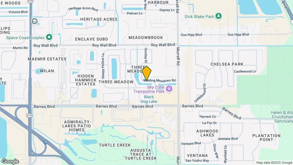 1223 Winding Meadows Rd Mapa y Detalles de la Ubicación