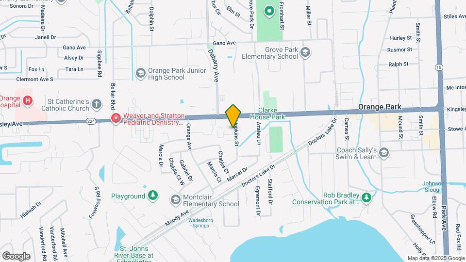 1207 Arden Ave Map and Location Details