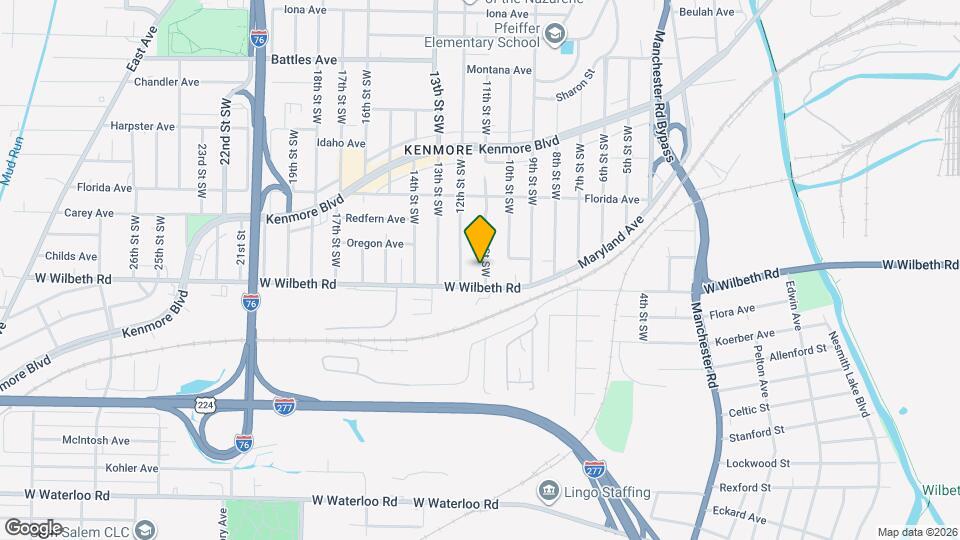 2336 11th St SW Map and Location Details