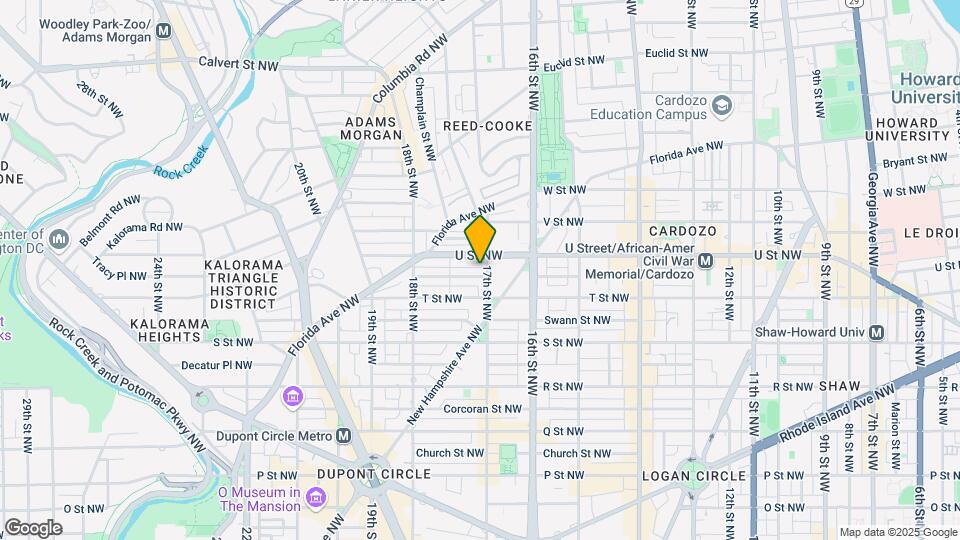 1924 17th St NW Map and Location Details