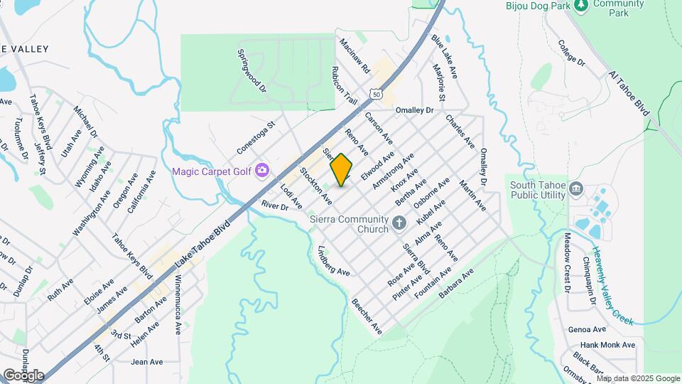 2531 - 2535 Elwood Ave, South Lake Tahoe CA Map and Location Details