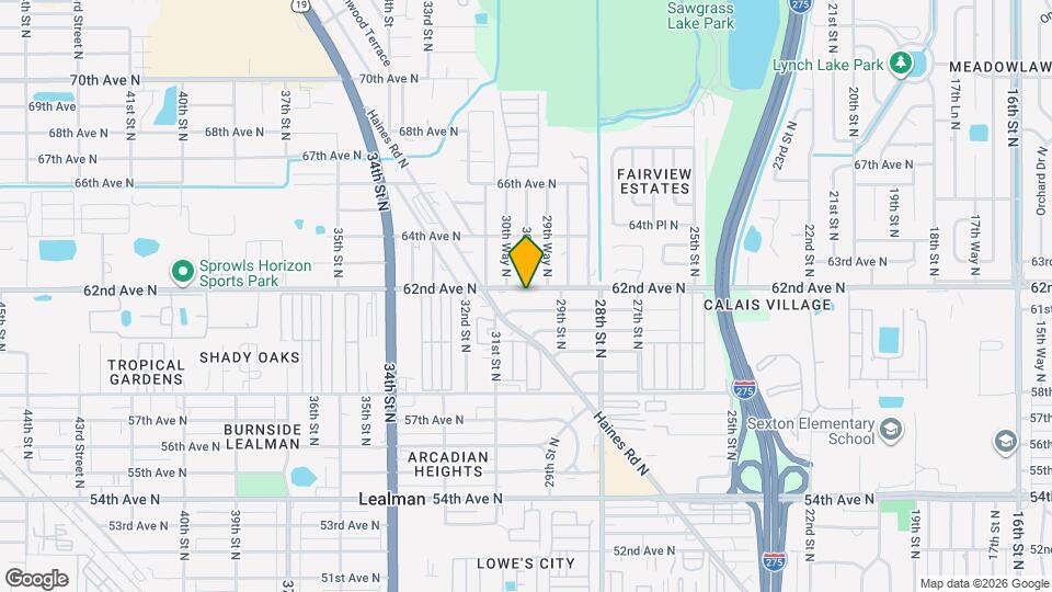 2952 62nd Ave N, Unit 2952 Map and Location Details