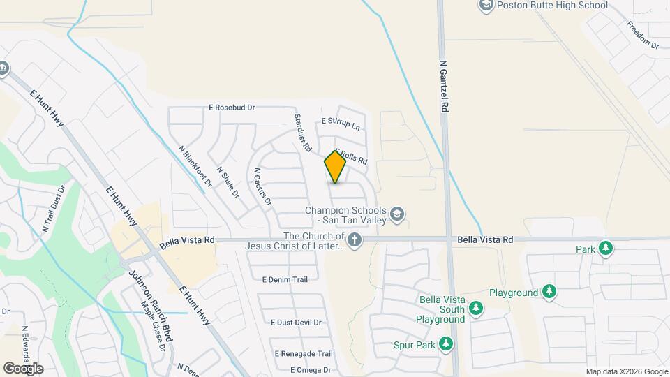 1361 E Desert Holly Dr Map and Location Details