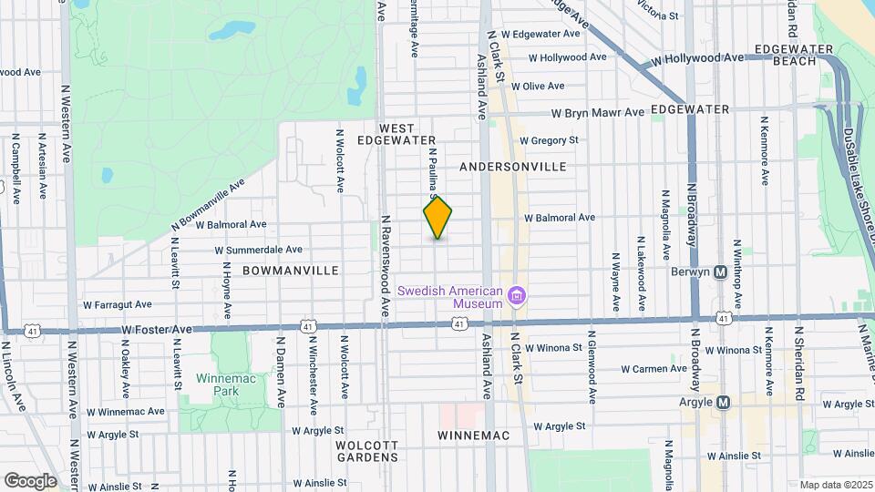 1658 W Summerdale Ave Map and Location Details