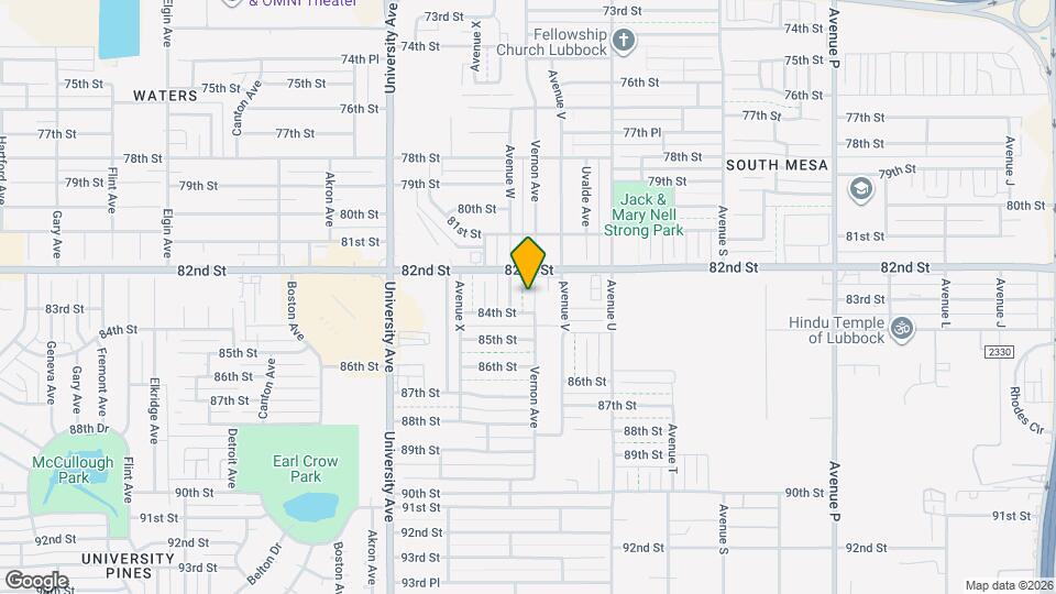 8210 Vernon Ave Mapa y Detalles de la Ubicación