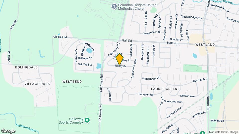6121 Nasby Dr Map and Location Details