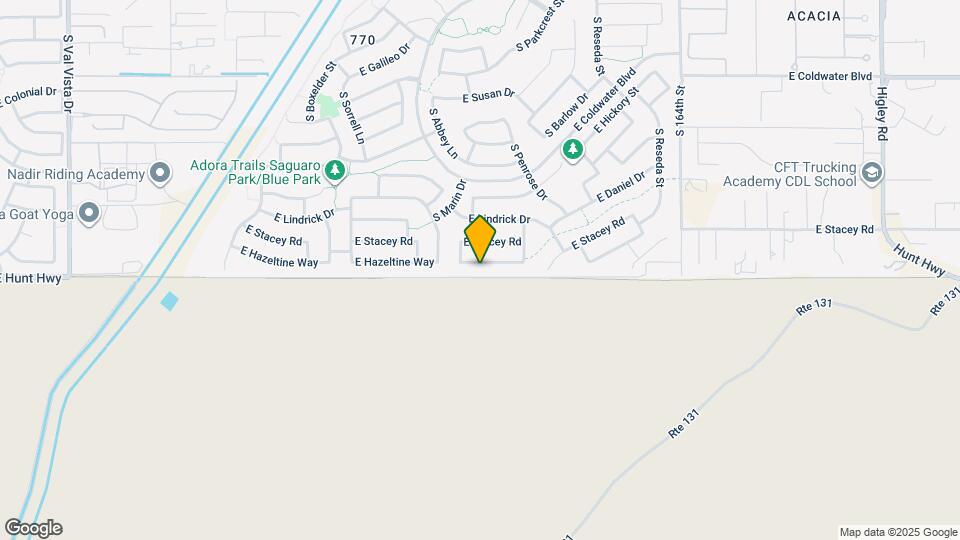 2397 E Hazeltine Way Map and Location Details