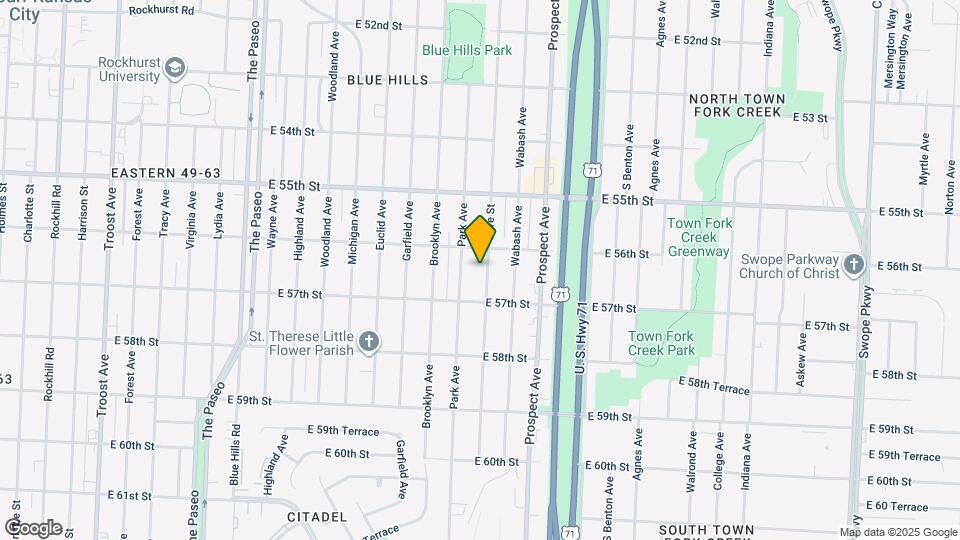 5618 Olive St Map and Location Details