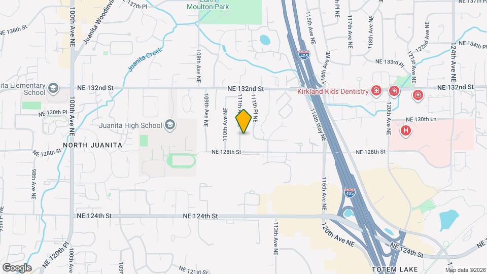 12828 111th Ave NE Map and Location Details