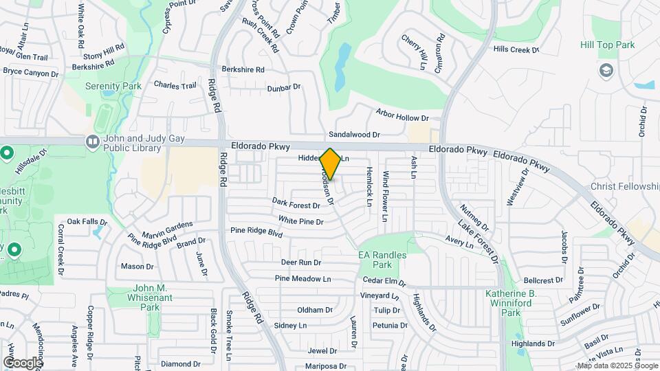 3109 Woodson Dr Mapa y Detalles de la Ubicación