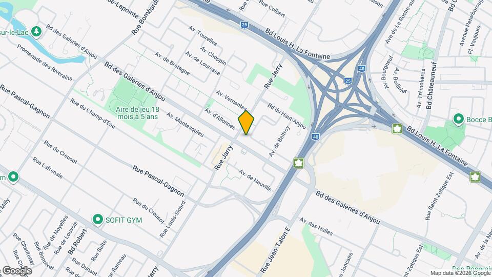 7141 De Champchevrier Av Map and Location Details