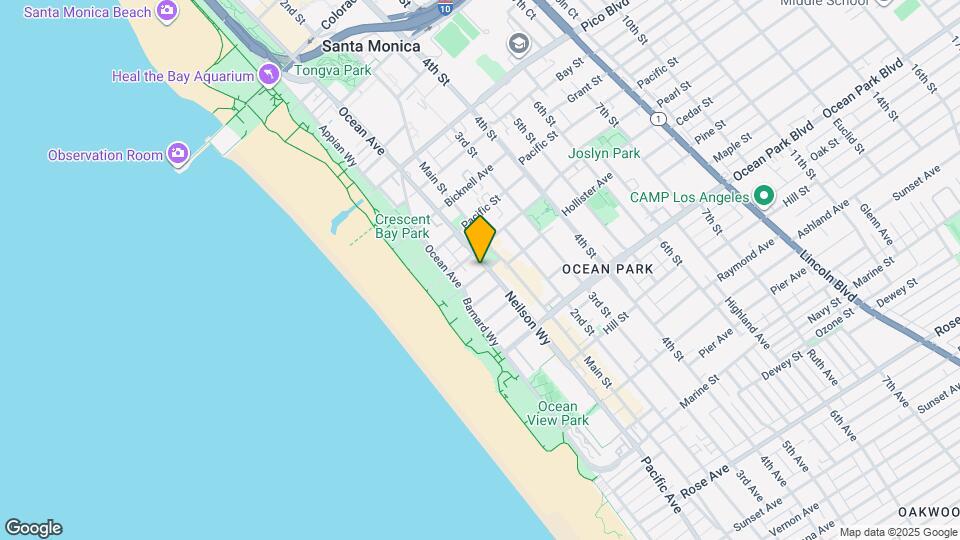 153 Hollister Ave Map and Location Details