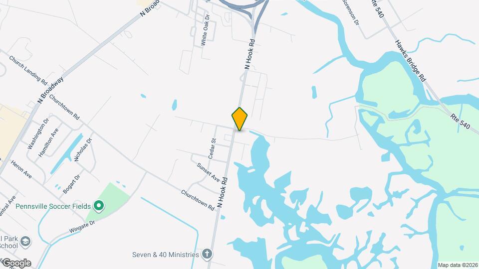 340 N Hook Rd, Unit 4 Mapa y Detalles de la Ubicación