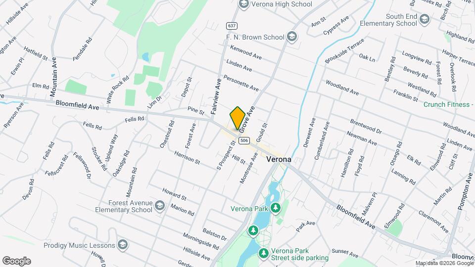 662 Bloomfield Ave Map and Location Details