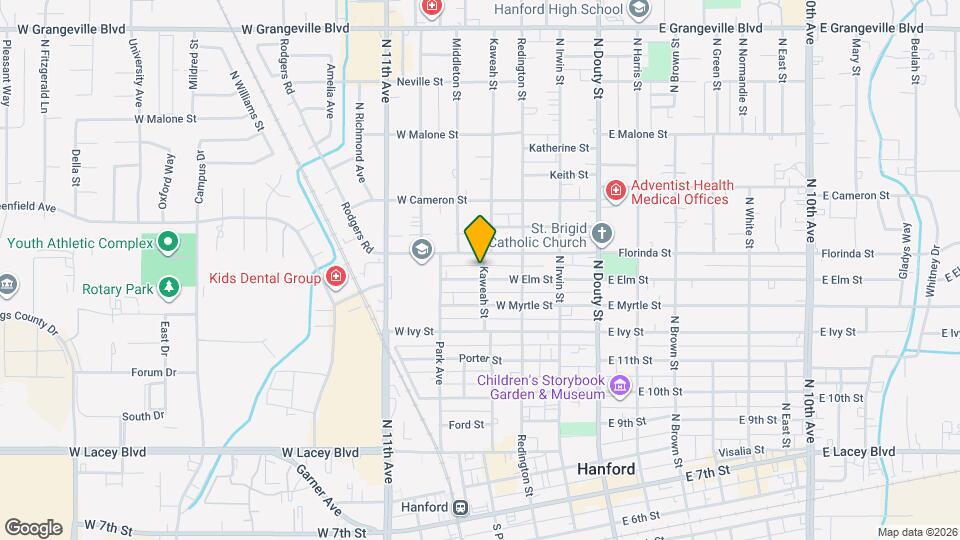 904 Kaweah St Map and Location Details