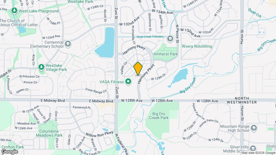 12903 Harmony Pkwy Map and Location Details