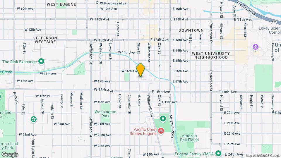 1679 Olive St Map and Location Details