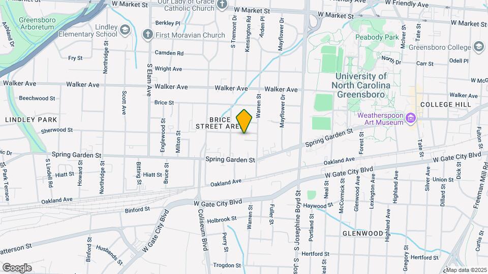1713 Sherwood St Map and Location Details