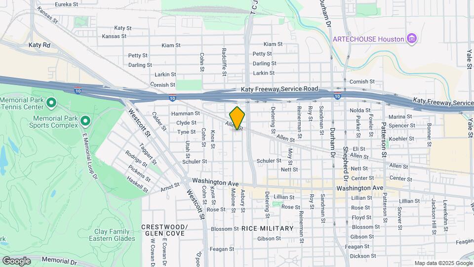 1520 Malone St Map and Location Details