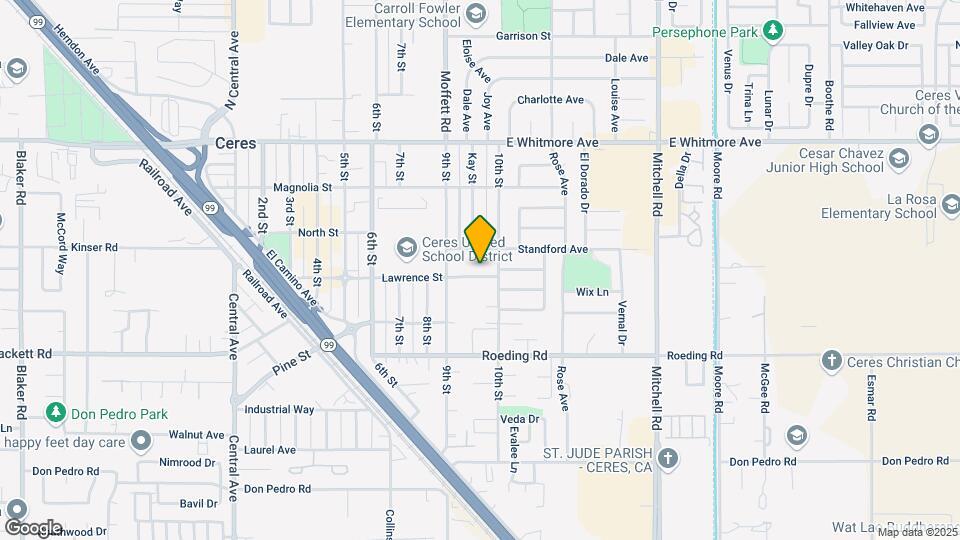 2631-2635 Lawrence St Map and Location Details