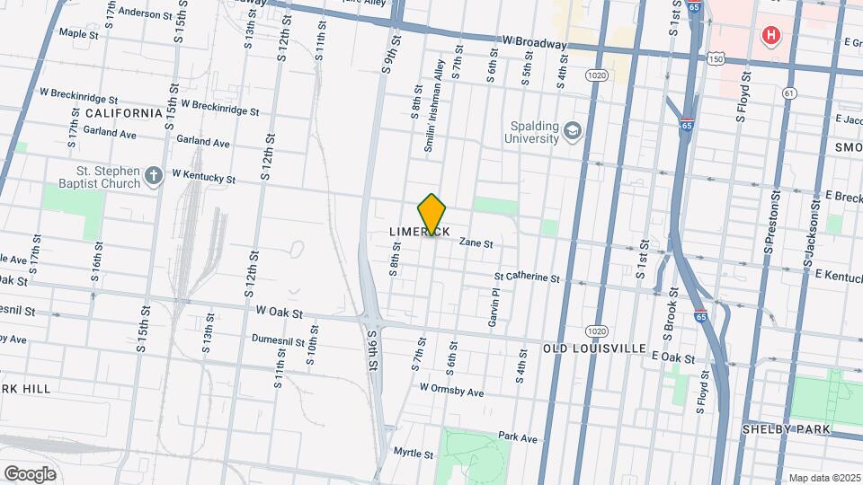 1036 S 7th St Map and Location Details