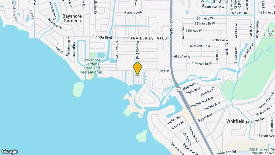6916 Marlin Ln Map and Location Details