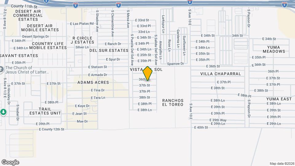 9664 37th St Map and Location Details