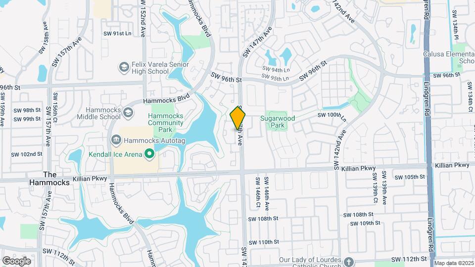 10003 SW 147th Ct Map and Location Details