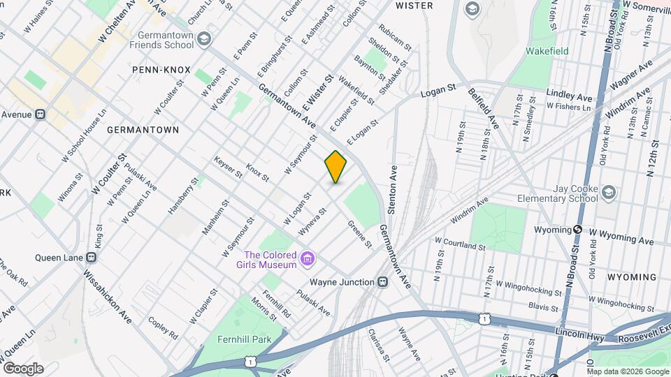 68 W Rockland St Mapa y Detalles de la Ubicación