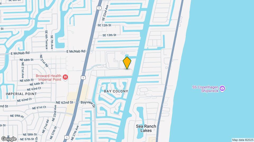 6295 Bay Club Dr Mapa y Detalles de la Ubicación