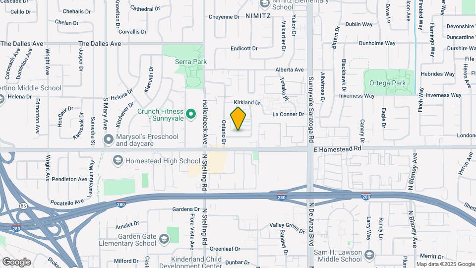 657 La Grande Dr Map and Location Details