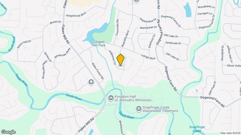 3838 Valpariso Cir Map and Location Details