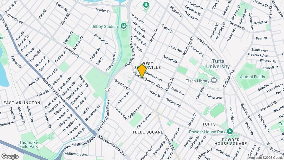 226 Powder House Blvd Map and Location Details