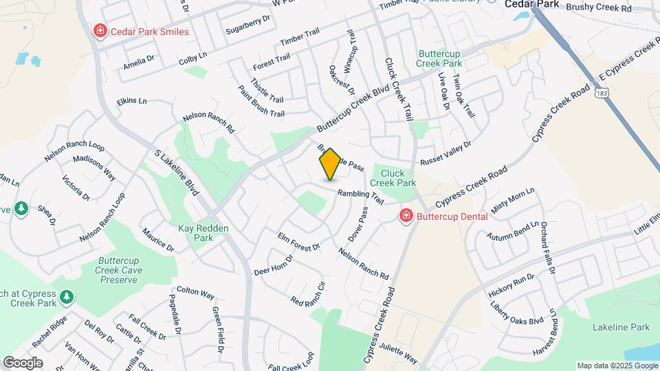 1205 Rambling Trail Map and Location Details