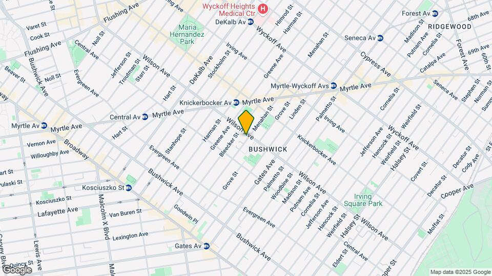 292 Wilson Ave Mapa y Detalles de la Ubicación