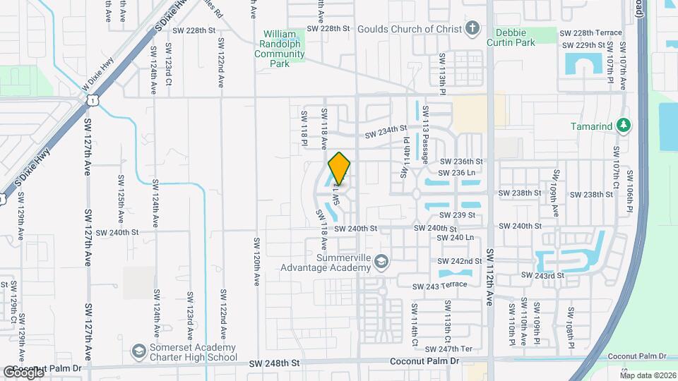 11753 SW 238th St Mapa y Detalles de la Ubicación