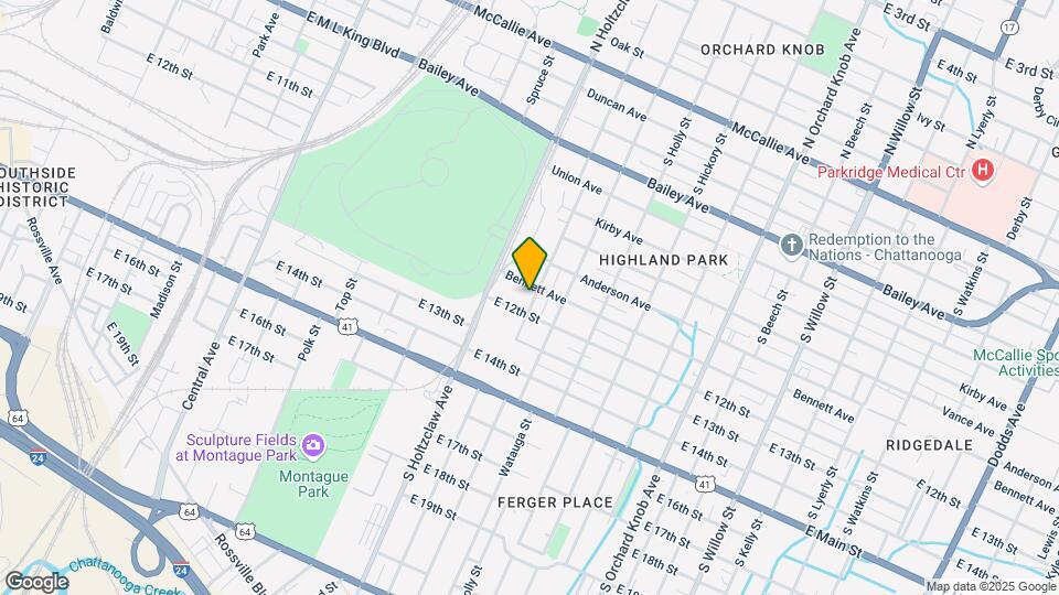 1105 S Greenwood Ave Mapa y Detalles de la Ubicación