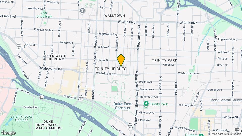 821 Onslow St Map and Location Details