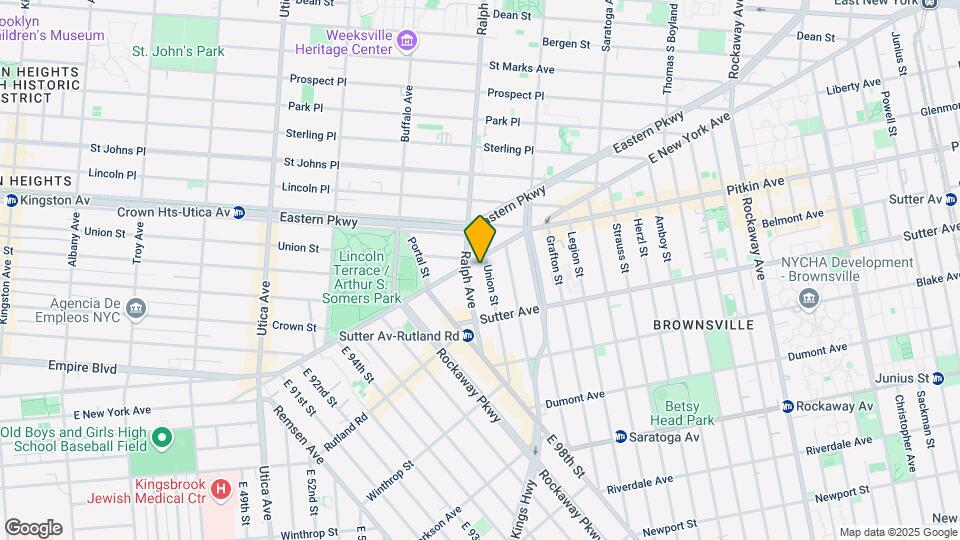 2016 Union St Mapa y Detalles de la Ubicación