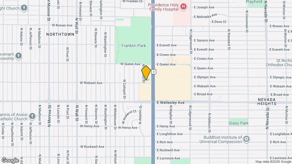 4904 N Atlantic St Map and Location Details