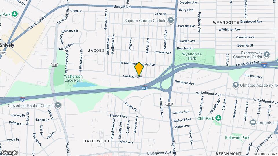 1440 Seelbach Ave Map and Location Details