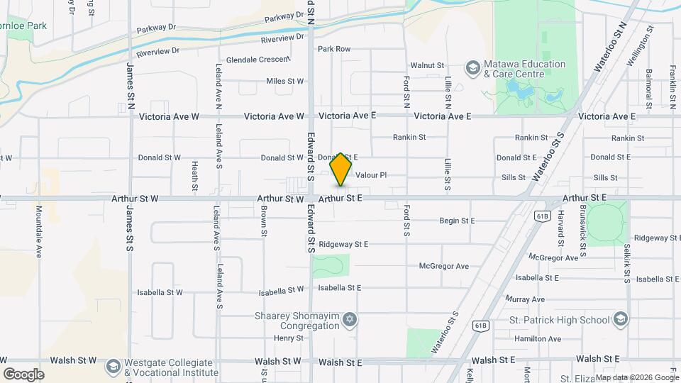 2813 Arthur St E Map and Location Details