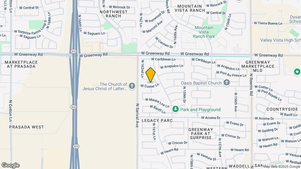 16212 W Custer Ln Map and Location Details
