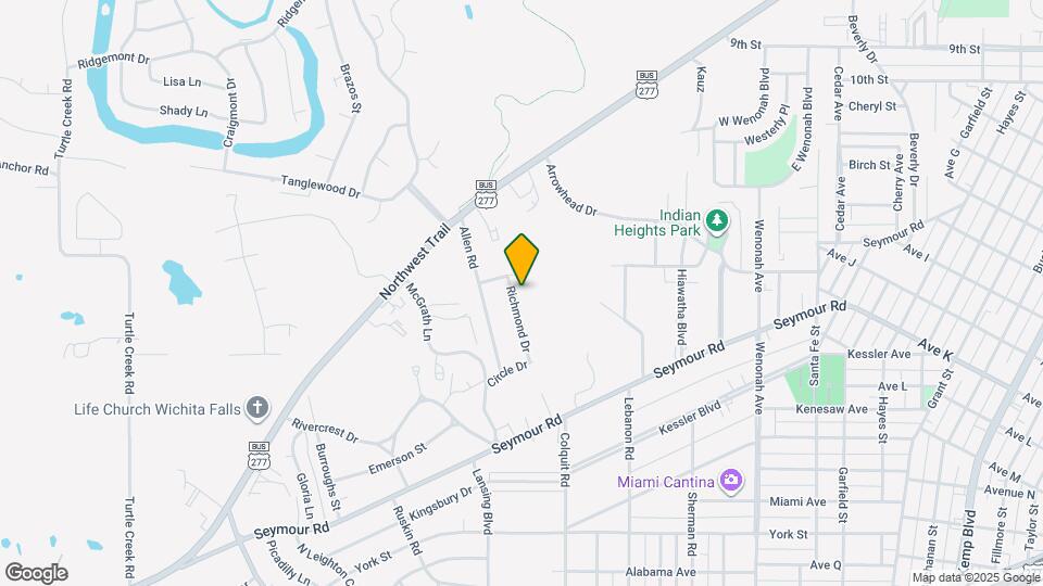 2107 Richmond Dr Map and Location Details