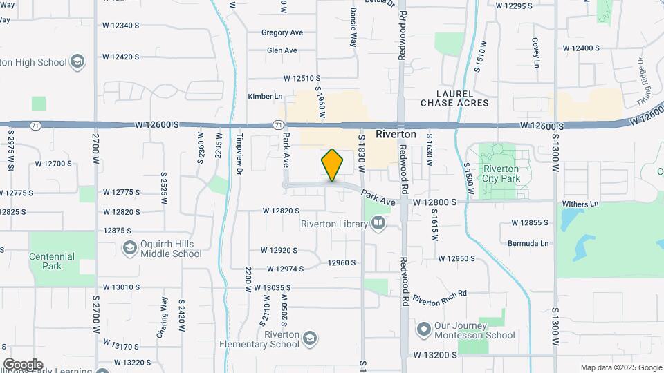 1973 Park Rim Way Map and Location Details