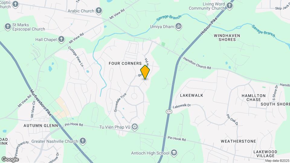 1713 Porchrest Way Map and Location Details
