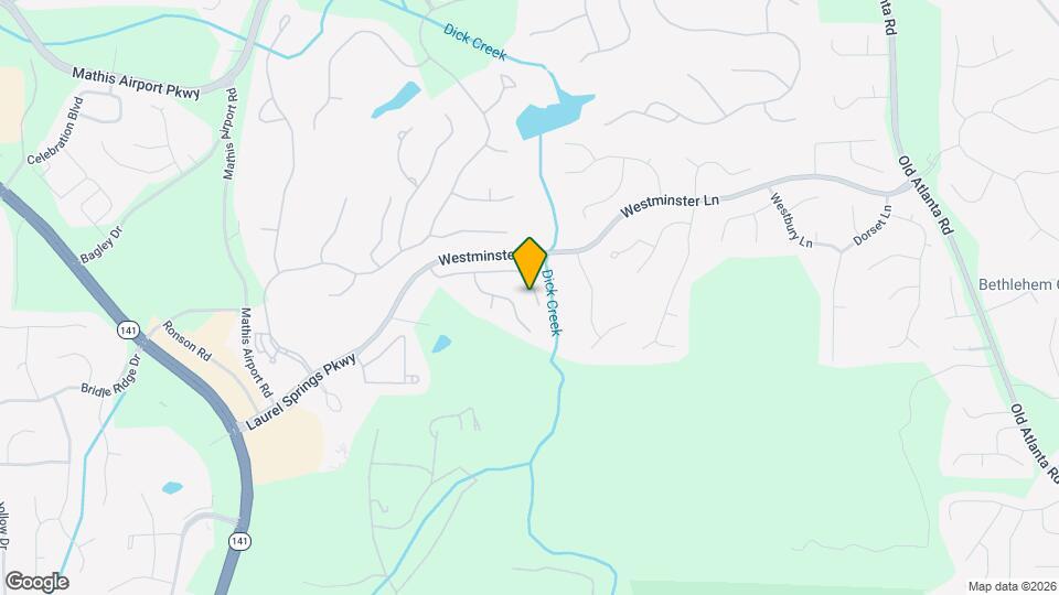 5230 Habersham Hills Dr Map and Location Details