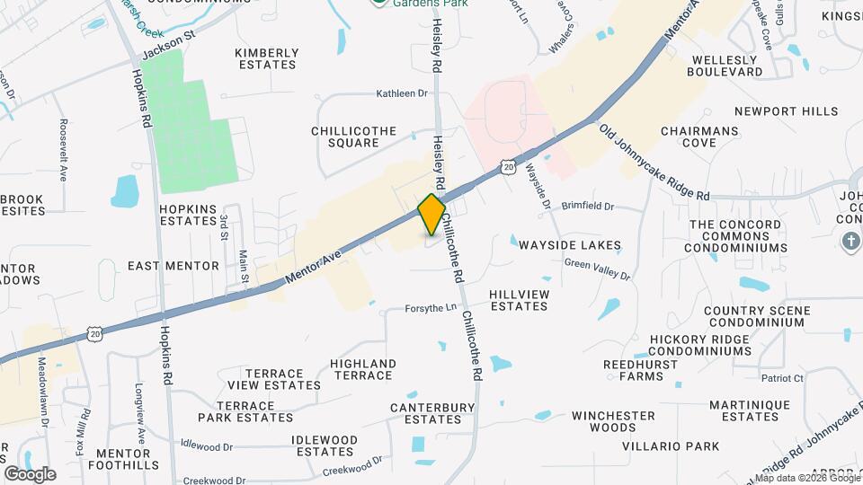 7050 Chillicothe Rd, Unit D1 Map and Location Details