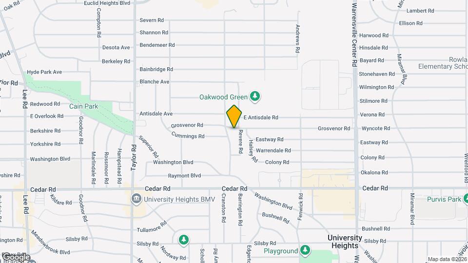 3694 Grosvenor Rd Mapa y Detalles de la Ubicación