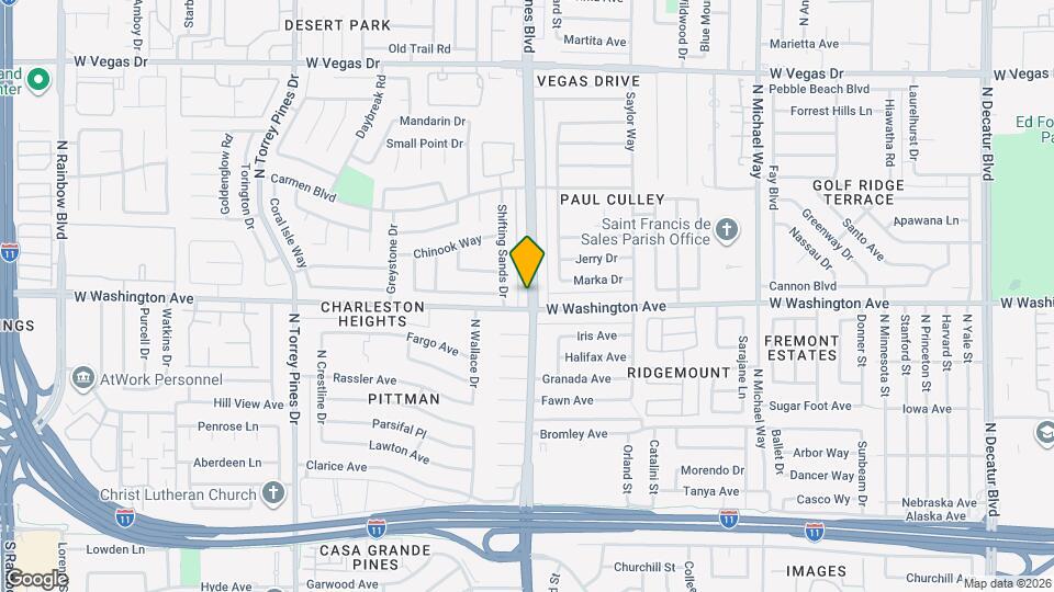 905 N Jones Blvd Map and Location Details